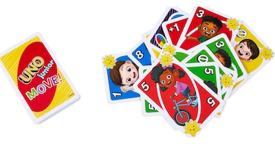 Foto 5 | Foto 5 | Juego De Cartas Mattel Games Uno Junior Move! Para Niños - Venta Internacional.