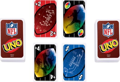 Foto 4 | Foto 4 | Juego De Cartas Mattel Games Uno Nfl Con Logotipos Y Reglas Del Equipo De La Nfl - Venta Internacional.