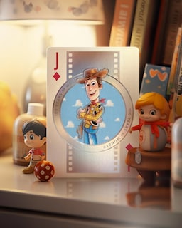 Foto 5 | Foto 5 | Juego De Cartas, Bicicleta, 100 Aniversario De Disney, Holográfico - Venta Internacional.