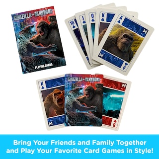 Foto 2 | Foto 2 | Baraja De Cartas Aquarius Con Temática De Godzilla Vs Kong - Venta Internacional.