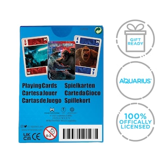 Foto 7 | Foto 7 | Baraja De Cartas Aquarius Con Temática De Godzilla Vs Kong - Venta Internacional.