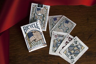 Foto 4 | Foto 4 | Juego De Cartas Para Bicicleta Con Bandera Americana, Tamaño 10 O Más Años - Venta Internacional.