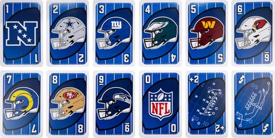 Foto 5 | Foto 5 | Game Mattel Games Giant Uno Nfl Para Niños, Adultos Y Familia - Venta Internacional.