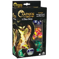 Set De Dados Campaign Polyhedron Con Bolsa De Almacenamiento Y Bandeja Para Dados - Venta Internacional.