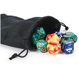 Foto 2 | Foto 2 | Set De Dados Campaign Polyhedron Con Bolsa De Almacenamiento Y Bandeja Para Dados - Venta Internacional.