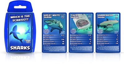 Foto 1 | Foto 1 | Juego De Cartas Top Trumps Sharks Classics Para Niños Y Niñas Mayores De 6 Años - Venta Internacional.