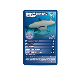 Foto 2 | Foto 2 | Juego De Cartas Top Trumps Sharks Classics Para Niños Y Niñas Mayores De 6 Años - Venta Internacional.