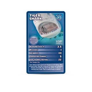 Foto 3 | Foto 3 | Juego De Cartas Top Trumps Sharks Classics Para Niños Y Niñas Mayores De 6 Años - Venta Internacional.