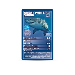 Foto 4 | Foto 4 | Juego De Cartas Top Trumps Sharks Classics Para Niños Y Niñas Mayores De 6 Años - Venta Internacional.