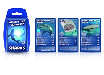 Foto 5 | Foto 5 | Juego De Cartas Top Trumps Sharks Classics Para Niños Y Niñas Mayores De 6 Años - Venta Internacional.