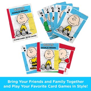 Foto 2 | Foto 2 | Baraja De Cartas Aquarius Peanuts Con Temática De Charlie Brown - Venta Internacional.
