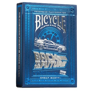 Foto 1 | Foto 1 | Juego De Cartas Para Bicicleta Regreso Al Futuro, Paquete De 1 Unidad, Color Azul - Venta Internacional.