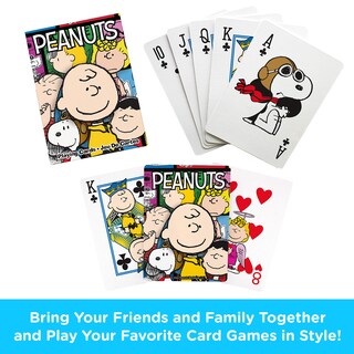 Foto 2 | Foto 2 | Juego De Cartas Aquarius Peanuts, Mazo Fundido, Tamaño Póker - Venta Internacional.