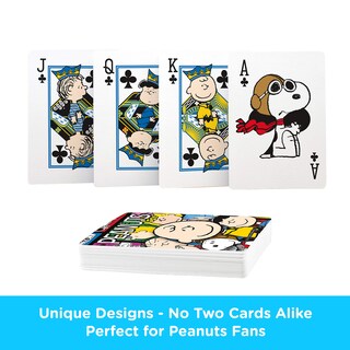 Foto 3 | Foto 3 | Juego De Cartas Aquarius Peanuts, Mazo Fundido, Tamaño Póker - Venta Internacional.
