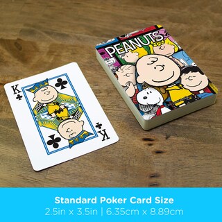Foto 5 | Foto 5 | Juego De Cartas Aquarius Peanuts, Mazo Fundido, Tamaño Póker - Venta Internacional.