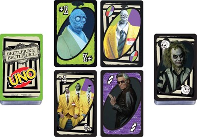 Foto 4 | Foto 4 | Juego De Cartas Mattel Games Uno Beetlejuice Beetlejuice Kids 7+ - Venta Internacional.
