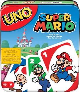 Foto 1 | Foto 1 | Juego de Cartas Mattel Games Uno Super Mario con Lata Coleccionable - Venta Internacional