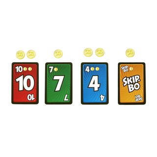 Foto 4 | Foto 4 | Juego De Cartas Mattel Games Skip-bo Masters Para Adultos Y Familiares - Venta Internacional.