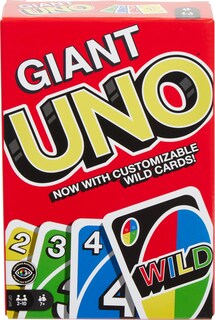Foto 1 | Foto 1 | Juego De Cartas Mattel Games Giant Uno Official Para Niños Y Adultos - Venta Internacional.