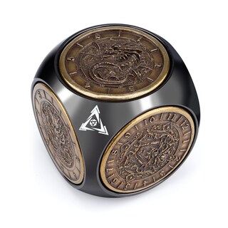Foto 1 | Foto 1 | Juego De Dados Haxtec Spinner Dice 7 En 1 Metal Dnd Dungeons Dragons - Venta Internacional.