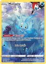 Tarjeta Pokémon Pokémon Manaphy Gg06/gg70 Crown Zenith Holo Rare - Venta Internacional.