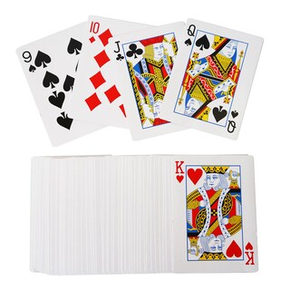 Foto 3 | Foto 3 | Juego De Cartas Yuanhe Jumbo, Baraja Grande, Decoración Para Fiestas De Casino - Venta Internacional.