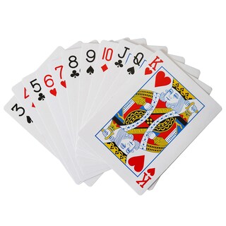 Foto 5 | Foto 5 | Juego De Cartas Yuanhe Jumbo, Baraja Grande, Decoración Para Fiestas De Casino - Venta Internacional.