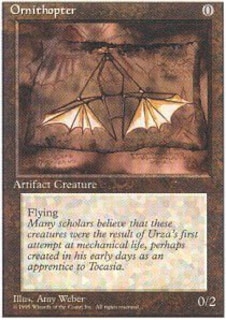 Foto 1 | Foto 1 | Trading Card Magic The Gathering Ornithopter, Cuarta Edición - Venta Internacional.