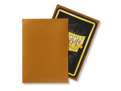 Foto 3 | Foto 3 | Fundas Para Cartas Con Forma De Escudo De Dragón, Oro Mate, Estándar, 100 Quilates X 10 - Venta Internacional.