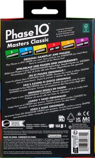 Foto 6 | Foto 6 | Juego De Cartas Mattel Games Phase 10 Masters Classic Family - Venta Internacional.