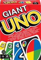 Juego De Cartas Mattel Games Uno Giant Para Mayores De 7 Años Con 108 Cartas - Venta Internacional.