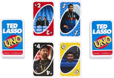 Foto 5 | Foto 5 | Juego De Cartas Mattel Games Uno Ted Lasso Inspirado En Adolescentes Y Adultos - Venta Internacional.