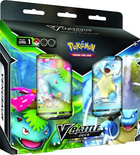 Foto 2 | Foto 2 | Juego De Cartas Coleccionables Pokémon V Battle Deck Venusaur Contra Blastoise - Venta Internacional.