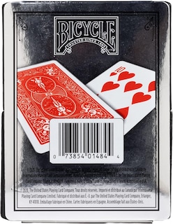 Foto 2 | Foto 2 | Baraja de Cartas de Juego de Plástico Bicycle Prestige Impermeables Roja y Azul - Venta Internacional