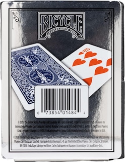 Foto 3 | Foto 3 | Baraja de Cartas de Juego de Plástico Bicycle Prestige Impermeables Roja y Azul - Venta Internacional