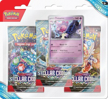 Foto 1 | Foto 1 | Juego De Cartas Coleccionables Pokémon Scarlet & Violet, Paquete De 3 Blíster - Venta Internacional.