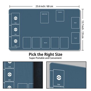 Foto 3 | Foto 3 | Alfombrilla Tcg Para Juegos De Mesa, 60 X 35 Cm, Con Bolsa De Almacenamiento - Venta Internacional.