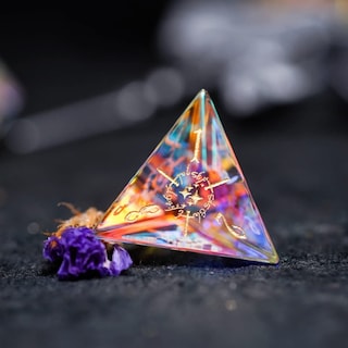 Foto 6 | Foto 6 | Set De Dados Dnd Crystal Sharp Edge Para Juegos De D&d - Venta Internacional.
