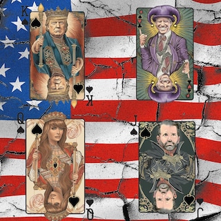 Foto 2 | Foto 2 | Juego De Cartas Trump Premium Family Poker Con 54 Cartas De Joker - Venta Internacional.