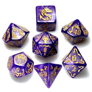 Foto 1 | Foto 1 | Set De Dados Dungeon And Dragons D&d Mtg 7-die Rpg Polyhedral - Venta Internacional.