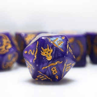 Foto 2 | Foto 2 | Set De Dados Dungeon And Dragons D&d Mtg 7-die Rpg Polyhedral - Venta Internacional.