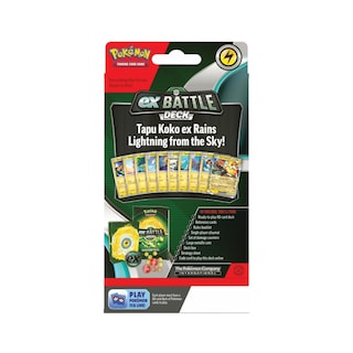 Foto 2 | Foto 2 | Juego De Cartas Coleccionables Pokemon Ex Battle Deck Tapu Koko Ex - Venta Internacional.