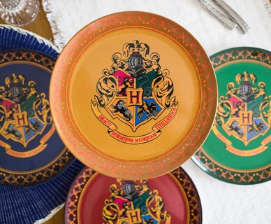 Foto 4 | Foto 4 | Juego De Platos Silver Buffalo Harry Potter Con El Escudo De Hogwarts X4 - Venta Internacional.