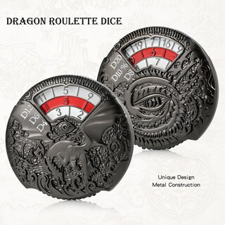 Foto 4 | Foto 4 | Juego De Dados Giratorios Dndnd 7 En 1 De Metal Con Caja De Regalo Para D&d - Venta Internacional.
