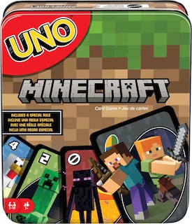 Foto 1 | Foto 1 | Juego De Cartas Mattel Games Uno Minecraft Con Gráficos De Minecraft - Venta Internacional.
