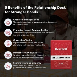 Foto 2 | Foto 2 | Juego De Cartas Bestself Relationship Deck 150 Instrucciones De Discusión - Venta Internacional.