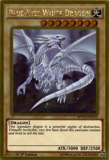 Foto 1 | Foto 1 | Tarjeta Coleccionable Yu-gi-oh! Dragón Blanco De Ojos Azules, Oro Raro - Venta Internacional.