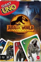 Juego De Cartas Mattel Games Giant Uno Jurassic World 7+ Years - Venta Internacional.