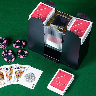 Foto 5 | Foto 5 | Barajador Automático De Cartas Trademark Poker De 6 Barajas, Funciona Con Pilas - Venta Internacional.