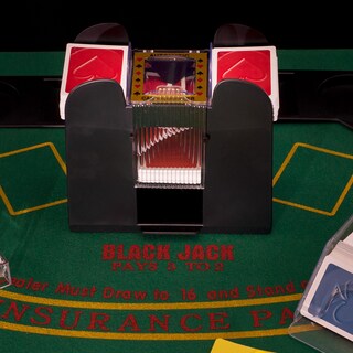 Foto 6 | Foto 6 | Barajador Automático De Cartas Trademark Poker De 6 Barajas, Funciona Con Pilas - Venta Internacional.